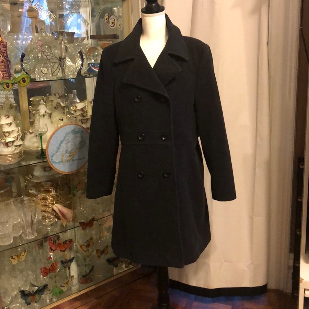 AK Anne Klein Wool Coat